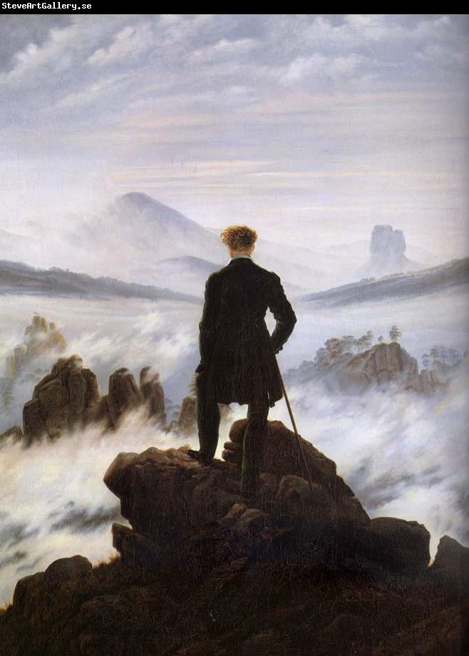 Caspar David Friedrich The walker above the mists